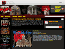 Tablet Screenshot of harrisburghauntedhouses.com